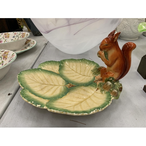 110 - A MINTON SQUIRREL DISH