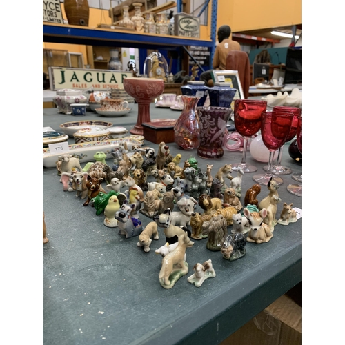 177 - A LARGE COLLECTION OF VINTAGE WADE WHIMSIES