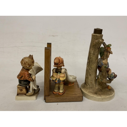 733 - THREE VINTAGE GOEBEL FIGURES