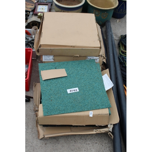 1700 - A LARGE QUANTITY OF AS NEW CARPET TILES