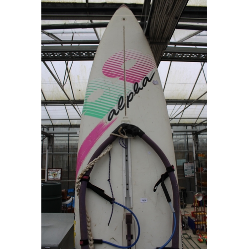 1979 - AN ALPHA WIND SURFING BOARD