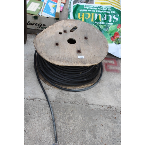 1992 - A PART REEL OF ELECTRIC ARMOURED CABLE FOR EXTERNAL USE