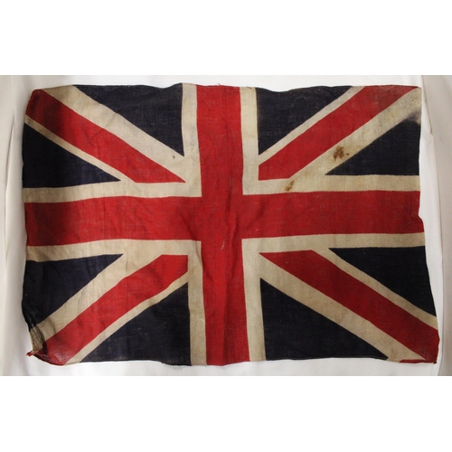 284 - A VINTAGE UNION JACK, 60CM X 40CM