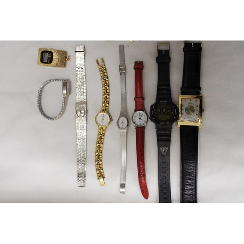 286 - A MIXED LOT OF VINTAGE MECHANICAL AND QUARTZ WATCHES