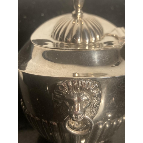 64 - A HALLMARKED BIRMINGHAM SILVER LOOSE TEA CADDY GROSS WEIGHT 210 GRAMS