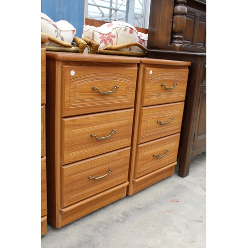 3158 - A PAIR OF ALSTONS BEDSIDE CHESTS