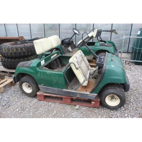 1026 - GOLF BUGGY YAMAHA FOR SPARES  NO VAT