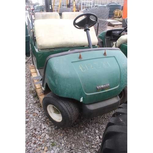 1027 - GOLF BUGGY YAMAHA FOR SPARES  NO VAT