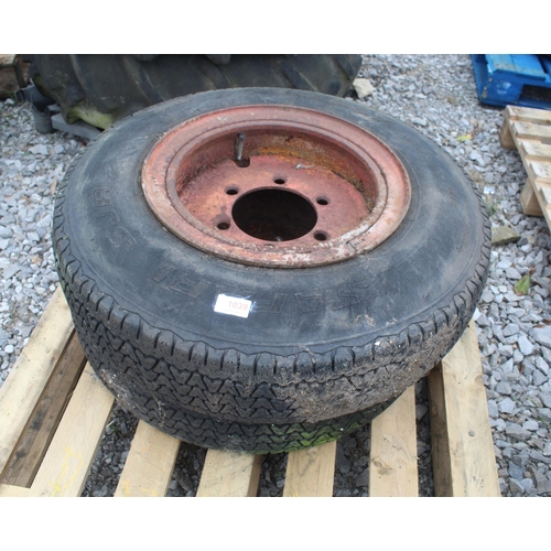 1039 - 2 WHEELS AND TYRES 7.5 R16  + VAT