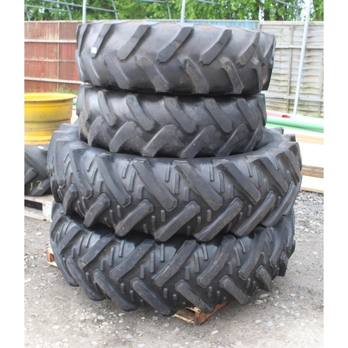 1051 - 4 KLEBER RADIAL TYRES  16.9-R34  13.6-R24  + VAT