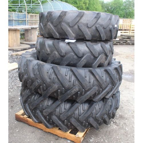 1051 - 4 KLEBER RADIAL TYRES  16.9-R34  13.6-R24  + VAT