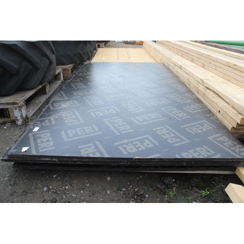 1053 - 7 PERI BOARDS 8 X 4  NO VAT