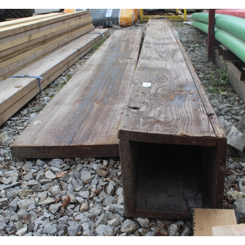 1058 - 5 TIMBER BOARDS  NO VAT