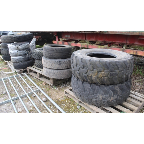 1079 - 20 WHEELS AND TYRES  NO VAT