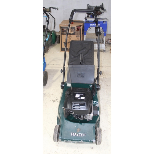 76 - HAYTER HARRIER 48 LAWN MOWER  + VAT