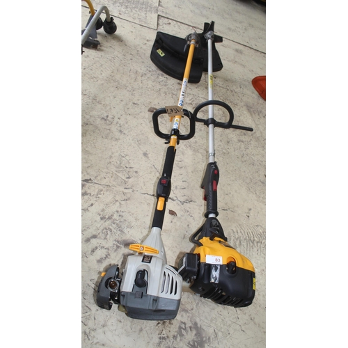 83 - 2 PETROL STRIMMERS  + VAT