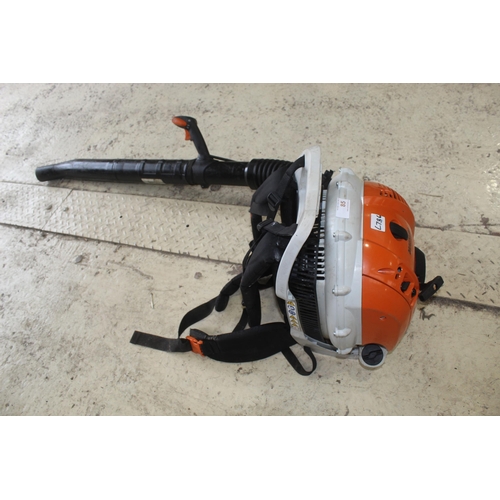 85 - STIHL BR 600 BACK PACK BLOWER  + VAT