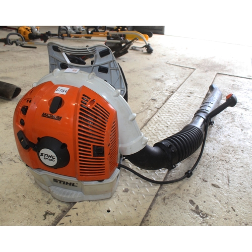 85 - STIHL BR 600 BACK PACK BLOWER  + VAT