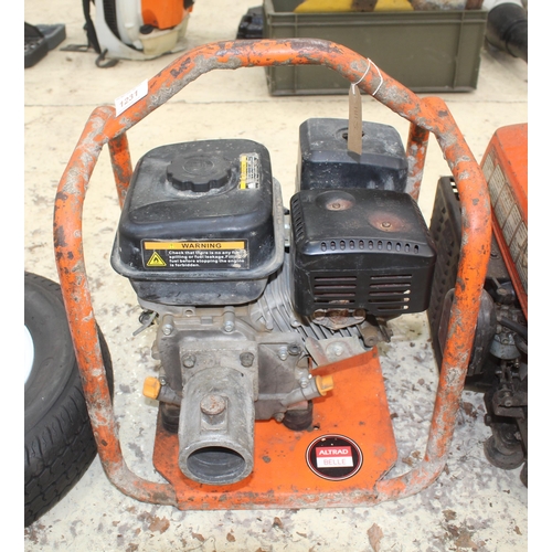 1231 - BELLE CONCRETE POKER DRIVE UNIT IN WORKING ORDER  NO VAT