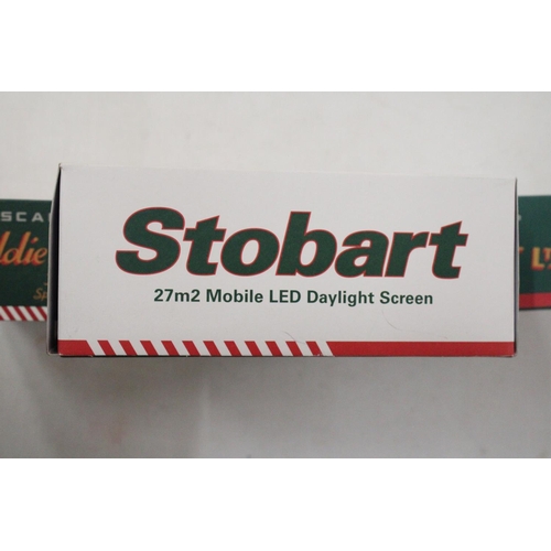 326 - FIVE AS NEW BOXED EDDIE STOBART WAGONS TO INCLUDE A VOLVO FH12 TELETUBBY 27m2 MOBILE LED DAYLIGHT SC... 