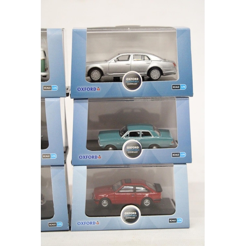 333 - SIX VARIOUS AS NEW AND BOXED OXFORD AUTOMOBILE COMPANY VEHICLES