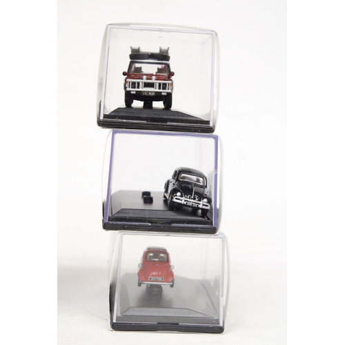 341 - SIX VARIOUS AS NEW AND BOXED OXFORD AUTOMOBILE COMPANY VEHICLES