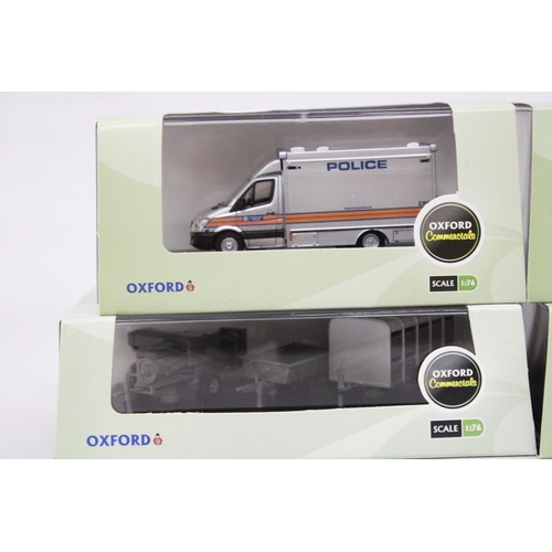 366A - FOUR AS NEW AND BOXED OXFORD COMMERCIAL VEHICLE SETS