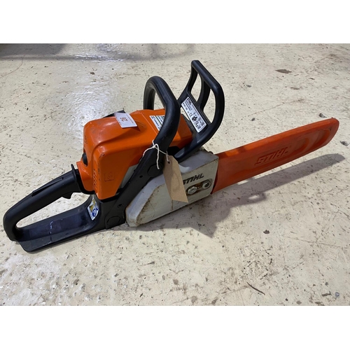 26 - A STIHL MS180 CHAINSAW NO VAT