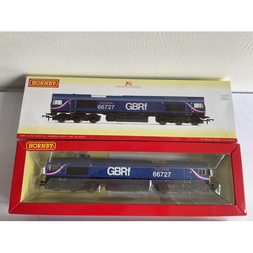 427 - TWO BOXED HORNBY 00 GAUGE ENGINES TO INCLUDE ST PADDY AND ANDREW SCOTT CBE