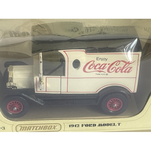 477 - A BOXED MODELS OF YESTERYEAR COCA COLA 1912 FORD MODEL T