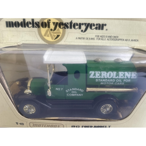 478 - A BOXED MODELS OF YESTERYEAR ZEROLENE STANDARD OIL FOR CARS 1912 FORD MODEL T