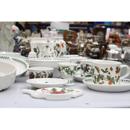 101 - A LARGE QUANTITY OF PORTMEIRION BONTANIC GARDEN DINNERWARE - TO INCLUDE JUGS, PLATES, EGG CUPS ETC