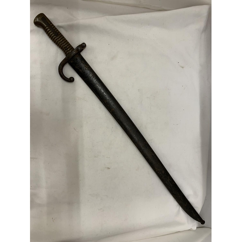 177 - A FRENCH, 1866, CHASSEPOT SWORD/BAYONET