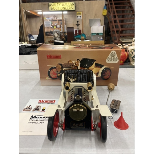 303 - A BOXED MAMOD STEAM ROADSTER SA1 STEAM CAR