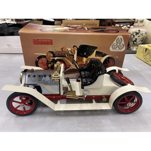 A BOXED MAMOD STEAM ROADSTER SA1 STEAM CAR