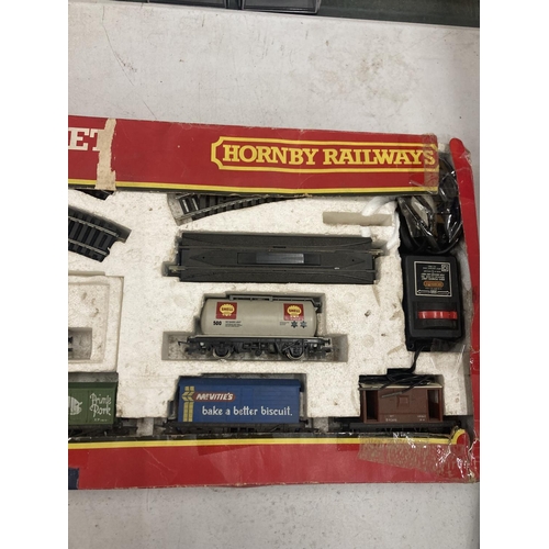 490 - A BOXED HORNBY ELECTRIC TRAIN SET B.R. FREIGHT