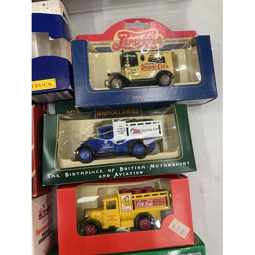 502 - FOURTEEN BOXED ADVERTISING VEHICLES