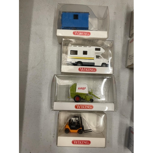 507 - TWENTY WIKING 1:87 SCALE BOXED VEHICLES