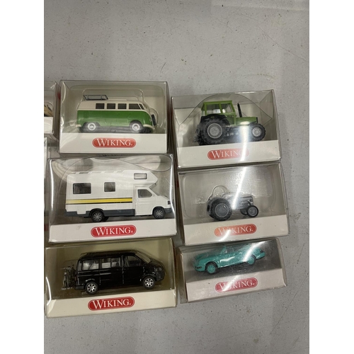 510 - TWENTY WIKING BOXED VEHICLES 1:87 SCALE