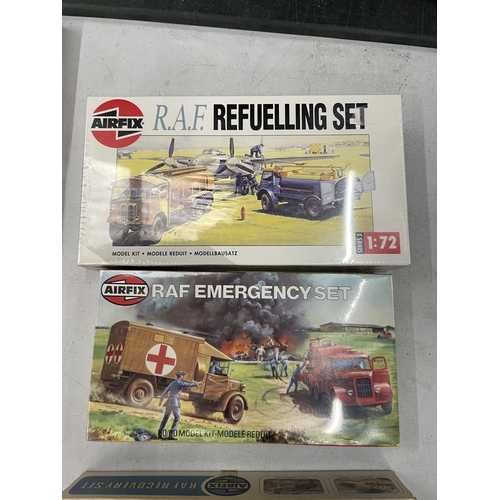 513 - EIGHT BOXED AIRFIX MILITARY RELATED KITS