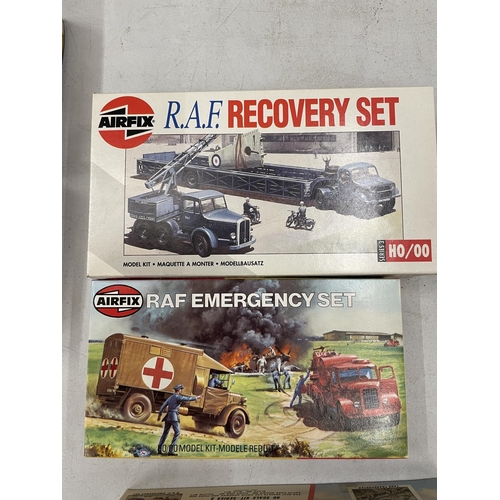 514 - EIGHT BOXED AIRFIX MILITARY RELATED KITS