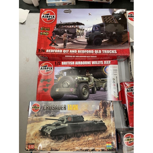 516 - NINE BOXED MIXED MILITARY VEHICLES