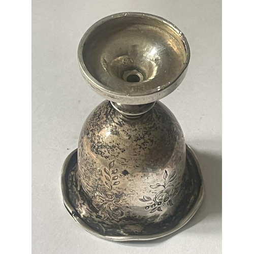 74 - A HALLMARKED VICTORIAN SILVER EGG CUP