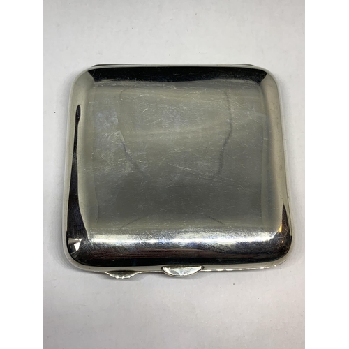 92 - A HALLMARKED CHESTER SILVER CIGARETTE CASE GROSS WEIGHT 144 GRAMS