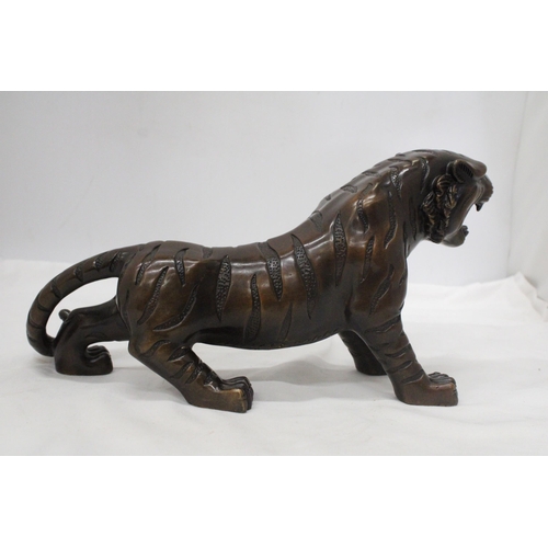 24 - A LARGE BRONZE JAPANESE TIGER