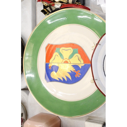 191 - A TULOWICE P. T. POLAND PLATE AND A SIGNED DOG PLATE