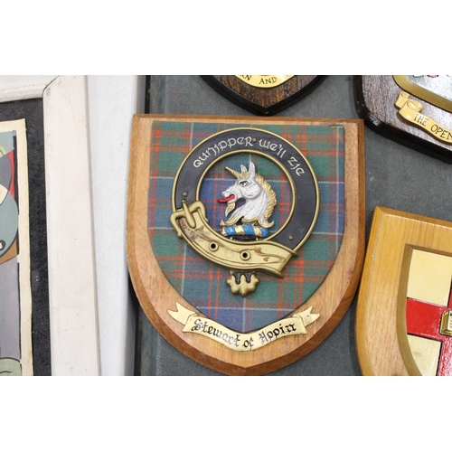 227A - FOUR UNIVERSITY WOODEN WALL PLAQUES