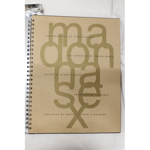 274 - A COPY OF MADONNA 'SEX' BOOK, WITH PLASTIC COVER