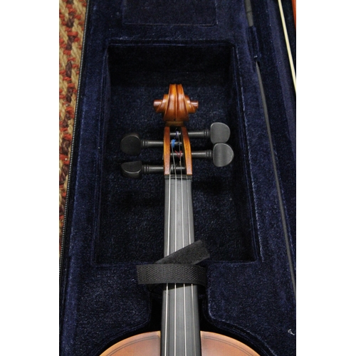 290 - AN AILEEN, 4/4, MATCHING VIOLIN, CASE AND BOW, VERY CLEAN