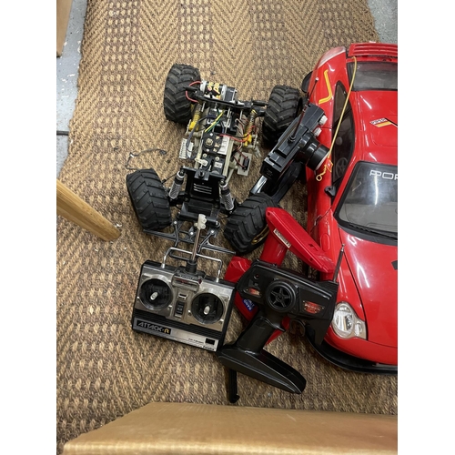 440A - TWO REMOTE CONTROL CARS, ETC